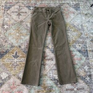 J.Crew Corduroy Pants Women's 2S Low Rise Bootcut Khaki Tan 30" Seam Fall